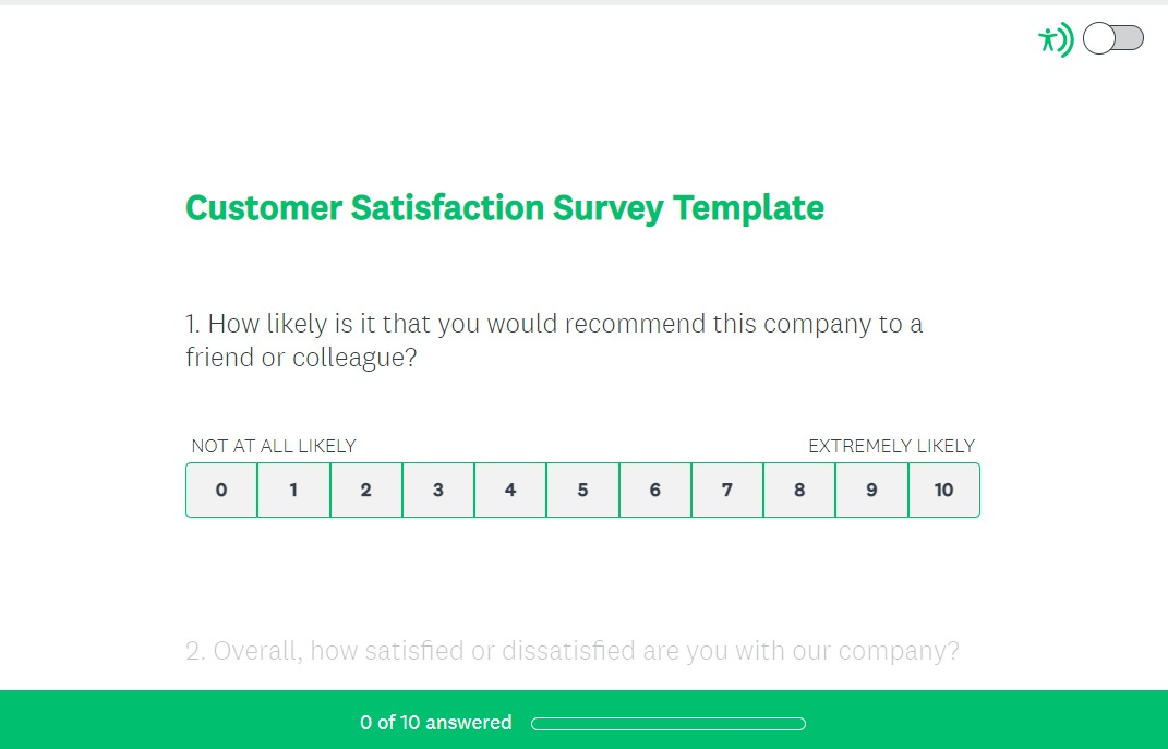 Customer satisfaction survey template - SurveyMonkey