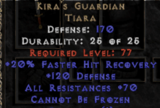 Kira's Guardian Tiara Diablo 2