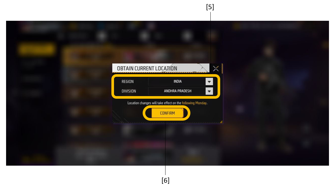 How to Change Region in Free Fire