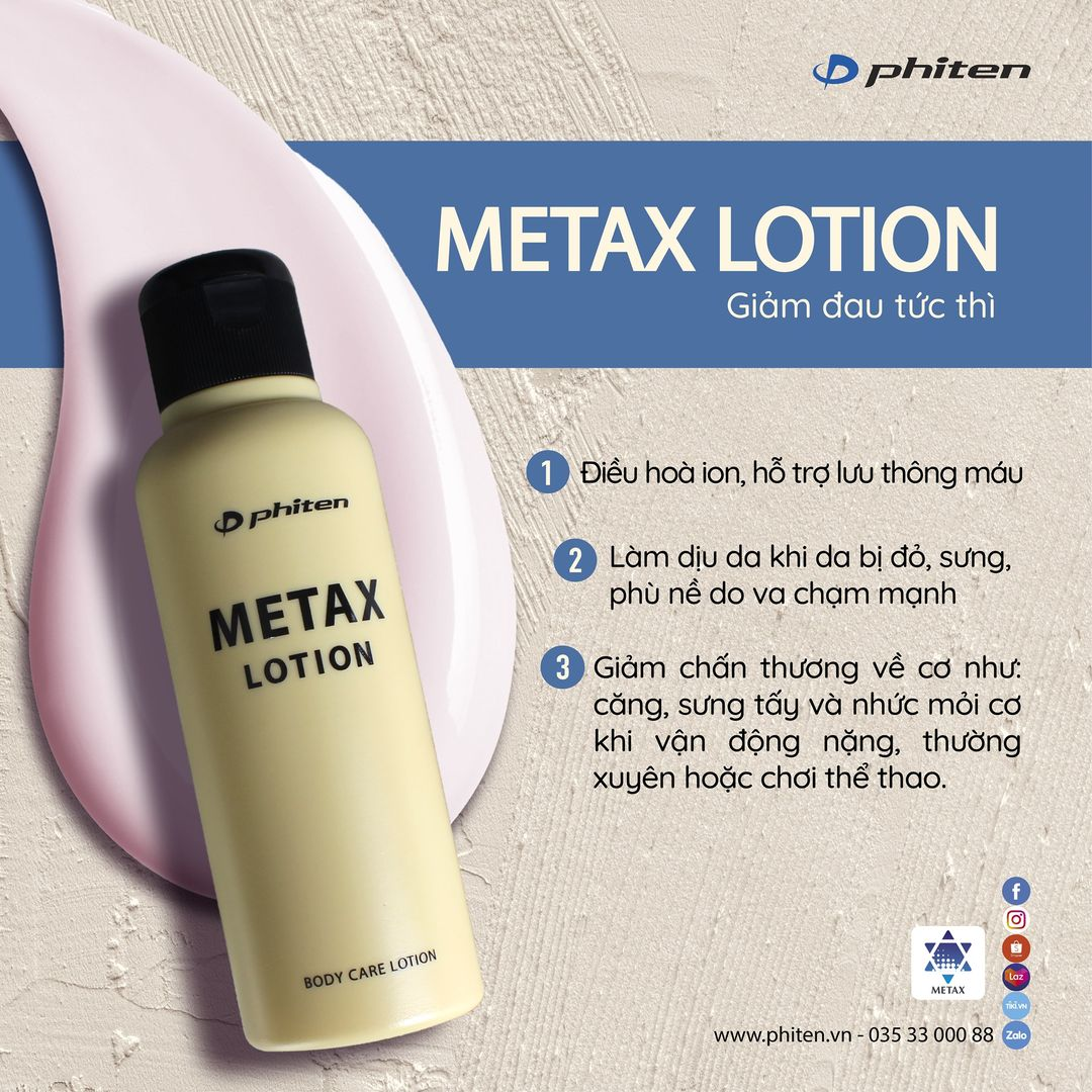 Sản phẩm Phiten Metax lotion