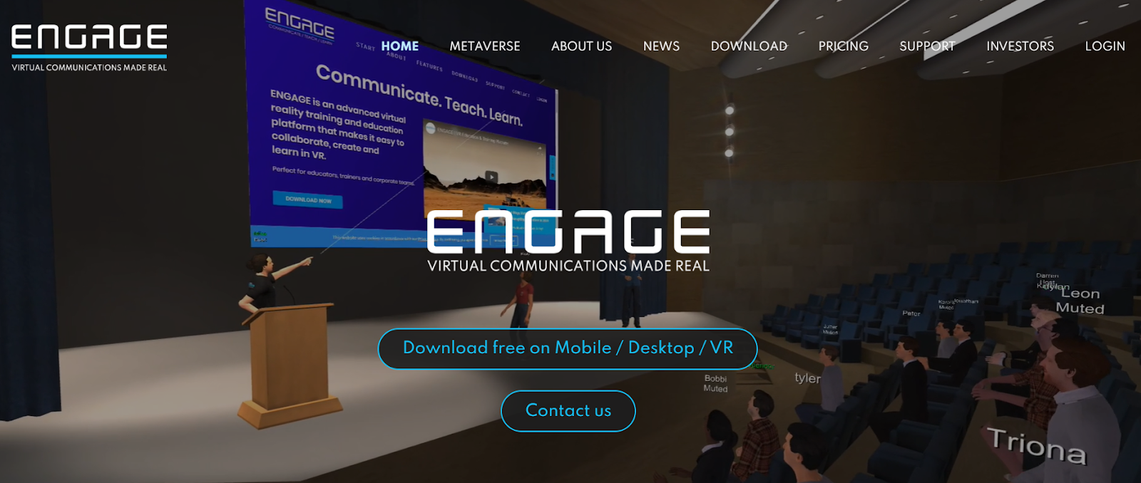 engage - vr meeting apps