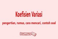 Koefisien Variasi