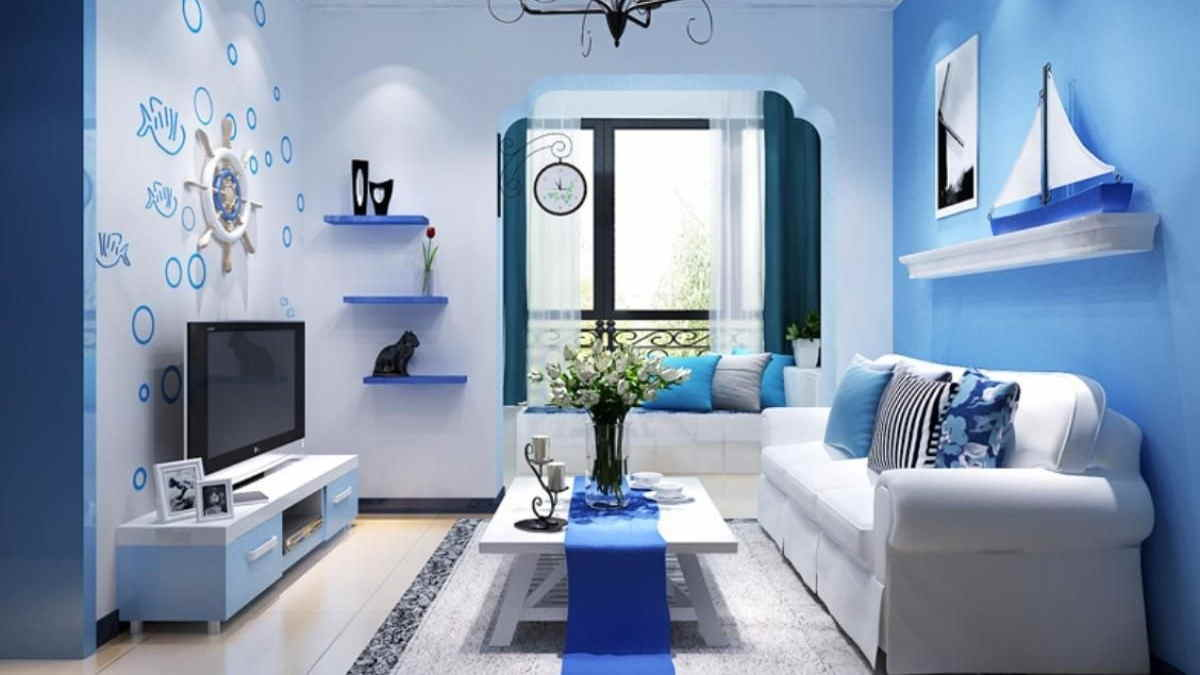 Contoh Desain Rumah Minimalis Biru