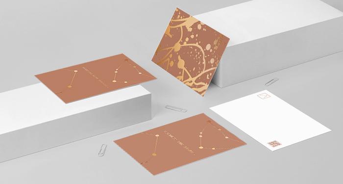 Several white boxes with brown and white designs

Description automatically generated with medium confidence