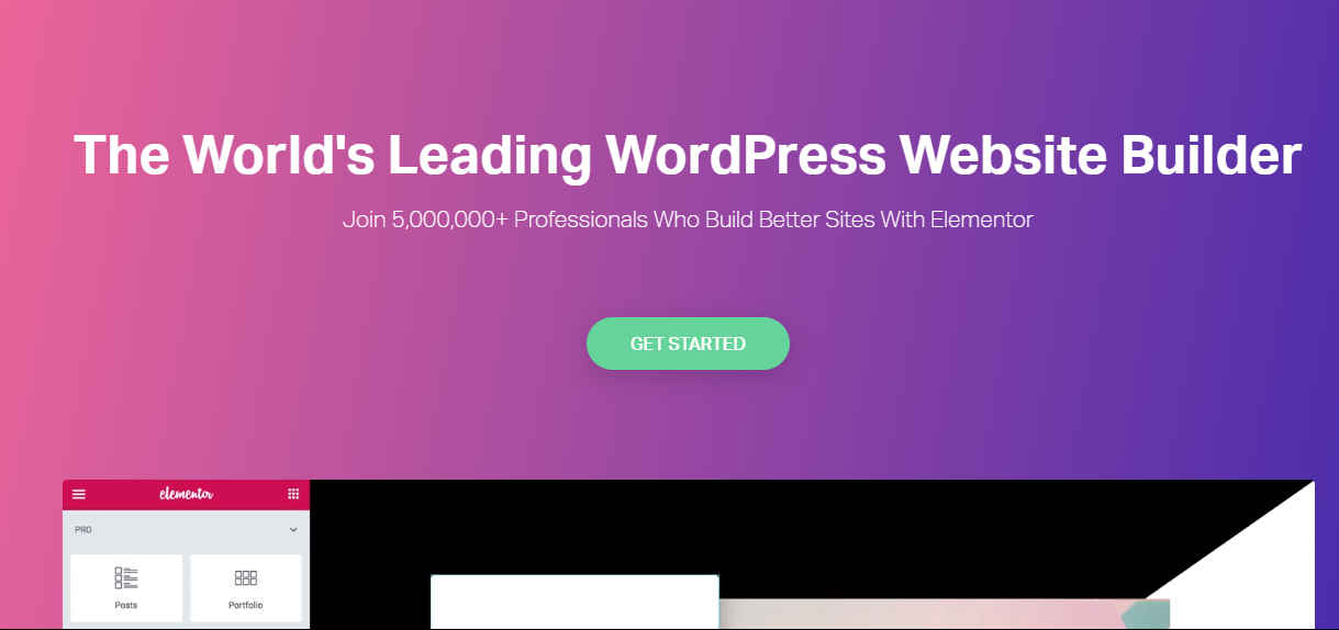Elementor Free Landing Page WordPress