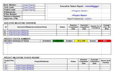 Status Report Template Excel from lh4.googleusercontent.com