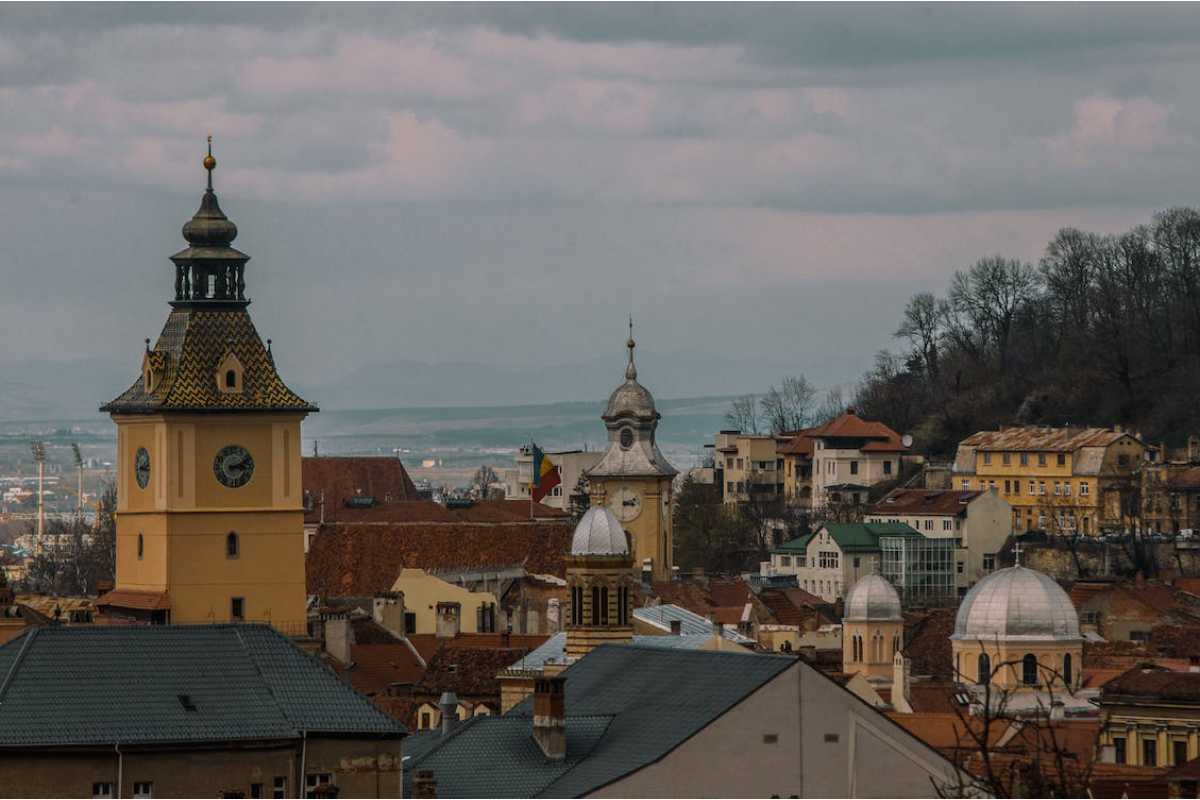 Brașov panoramă oraș