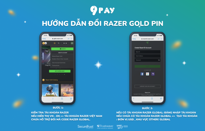 đổi razer gold pin