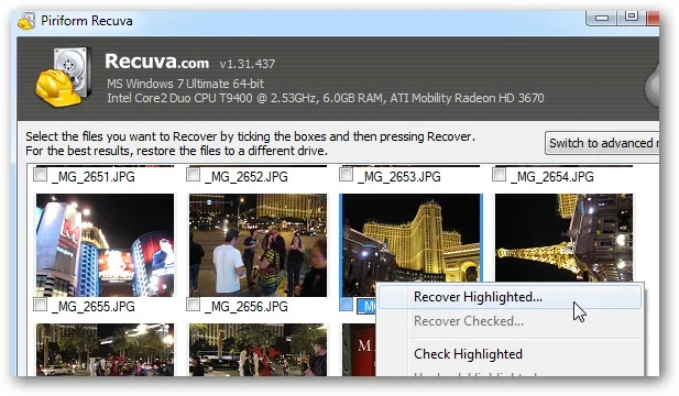 Recovery Software Download Recuva