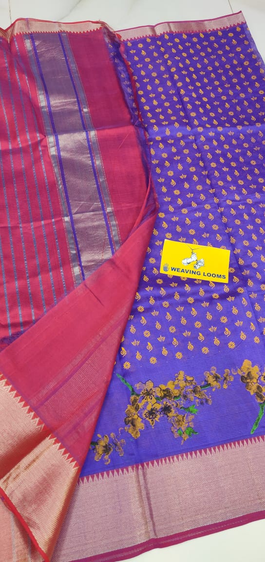 mangalagiri handloom own printed sarees