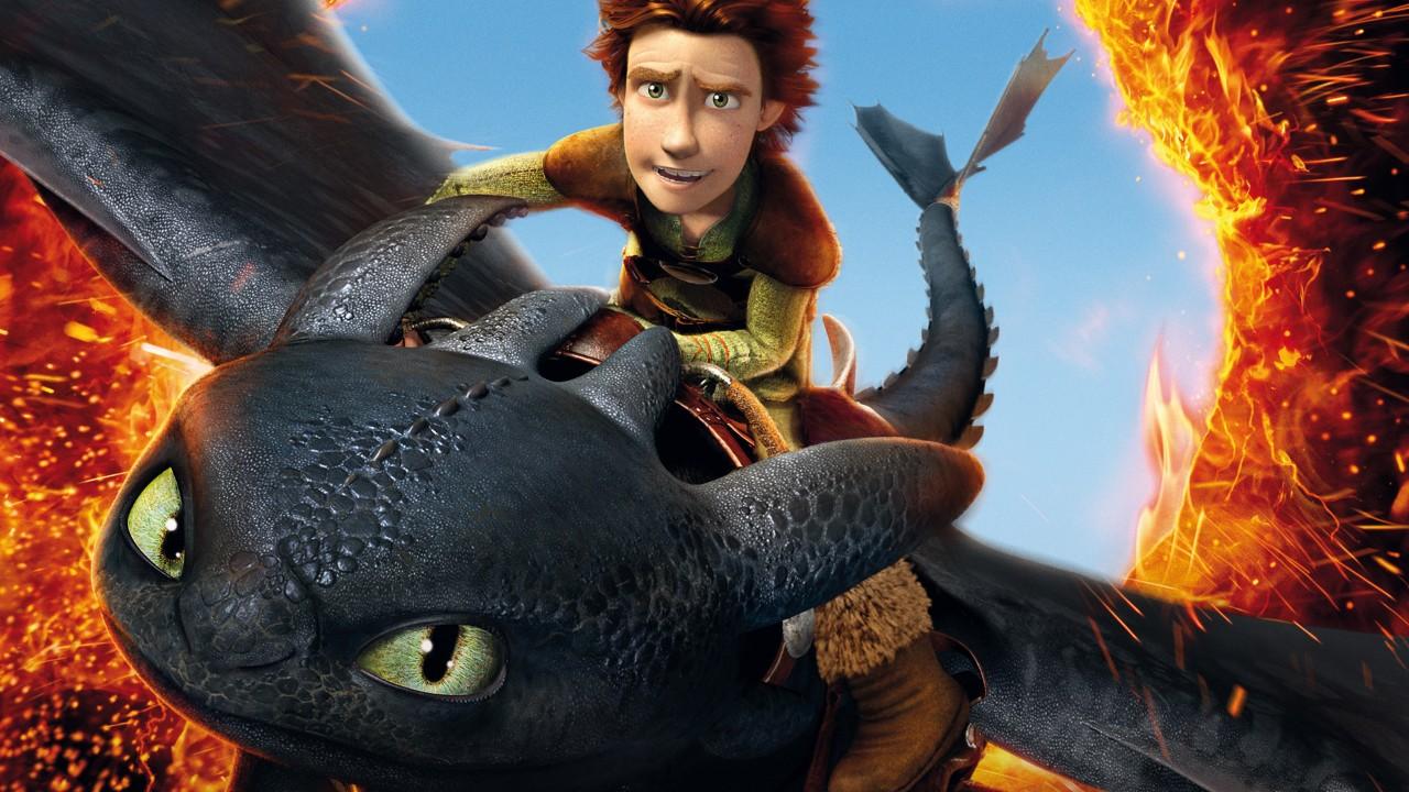 Hiccup and his best friend - Toothless