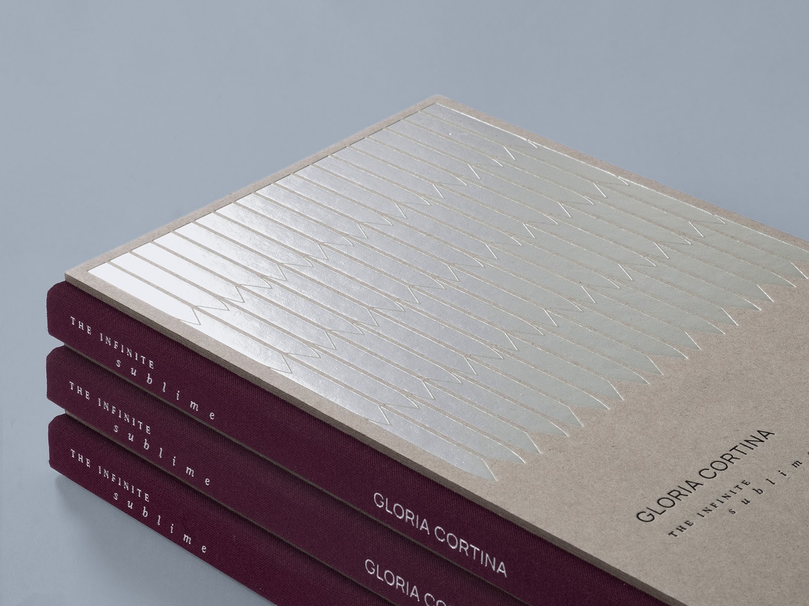 Editorial design photo of the book Gloria Cortina, The Infinite Sublime