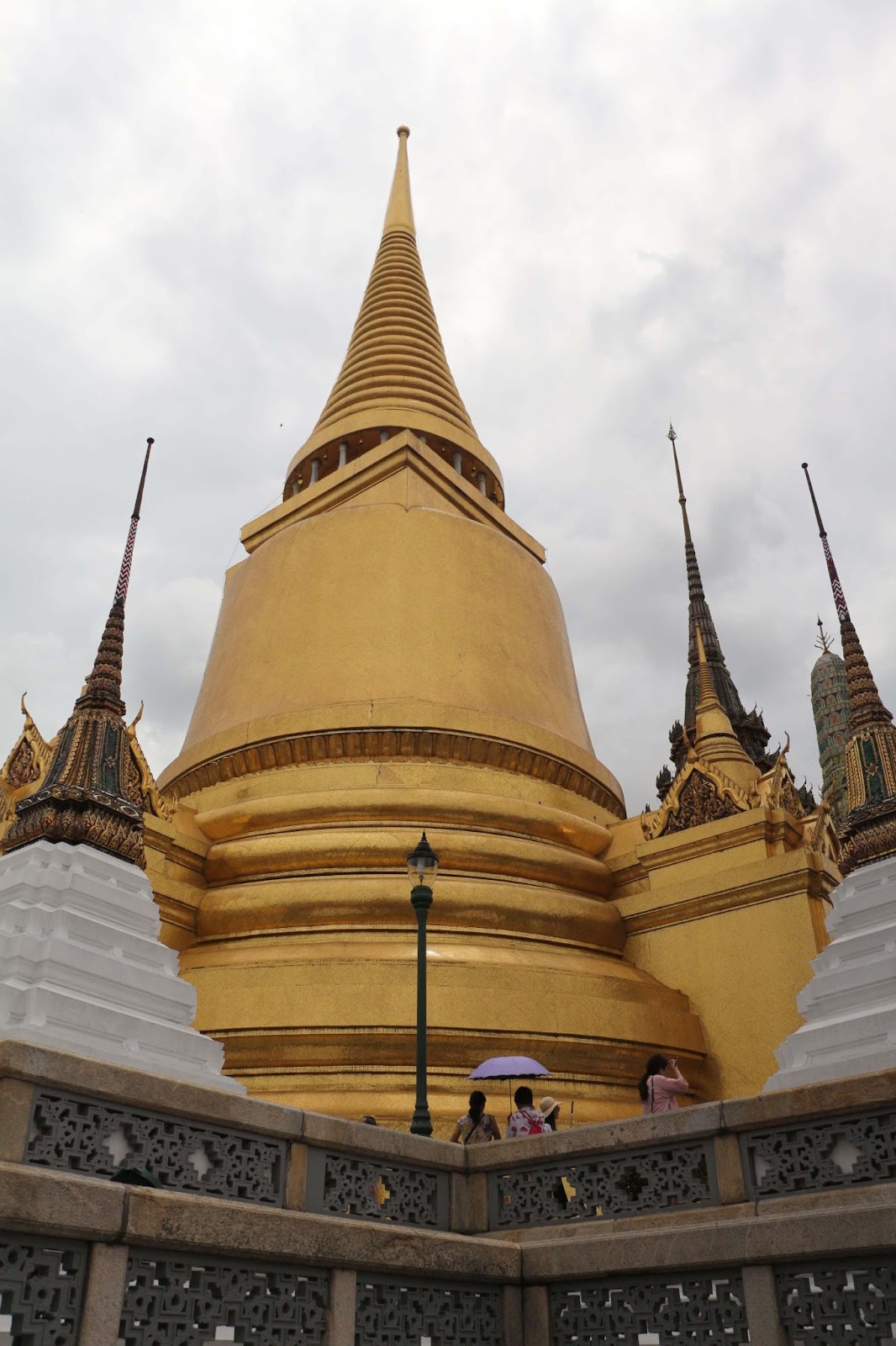 24 hours in Bangkok, Phra Siratana Chedi is a golden stupa erected by King Rama IV to house the relics of Buddha from Sri Lanka