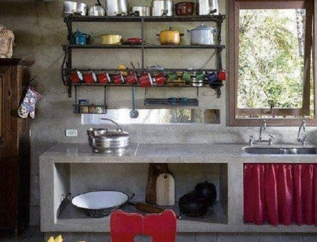 meja dapur cor