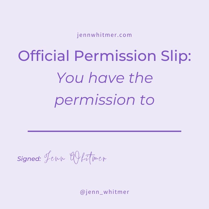You have permission to enneagram coach 