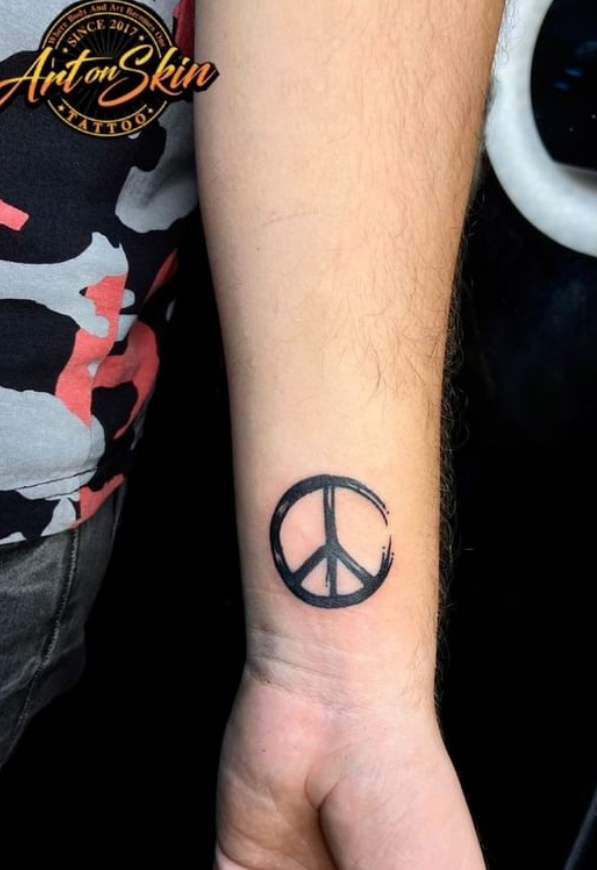 Admirable Peace Tattoo