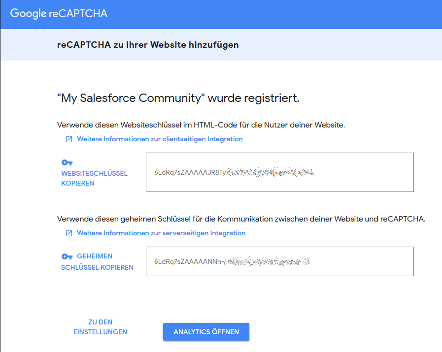 Protect a flow on a public community with the Google Recaptcha component –  UnofficialSF