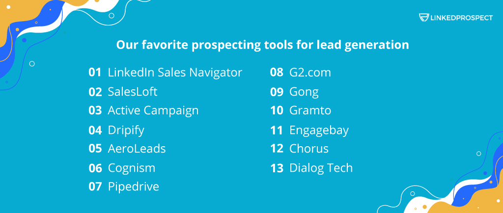 Prospecting tools for lead generation