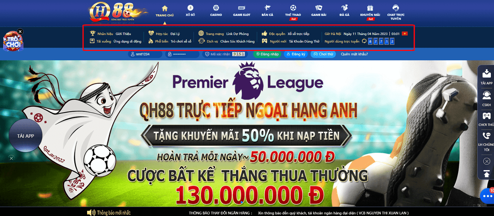 Hướng dẫn QH88 