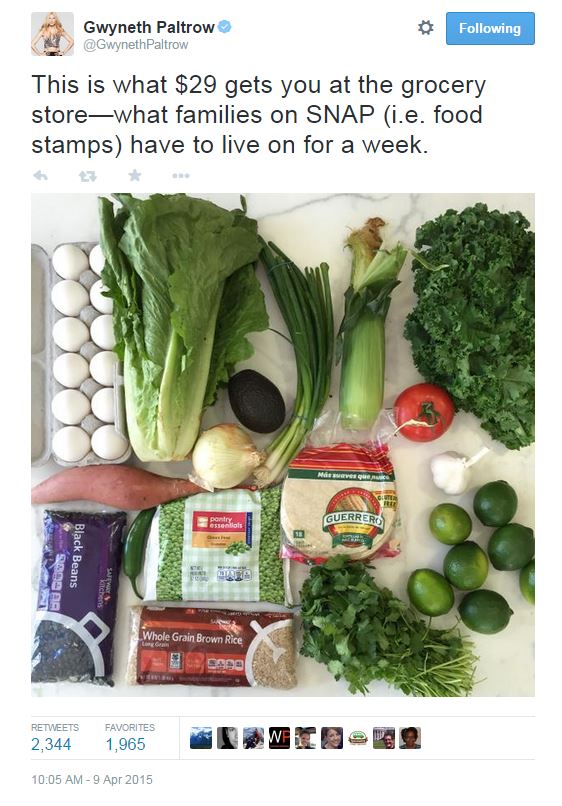 Fact-checking Gwyneth Paltrow's $29 weekly food stamps ...