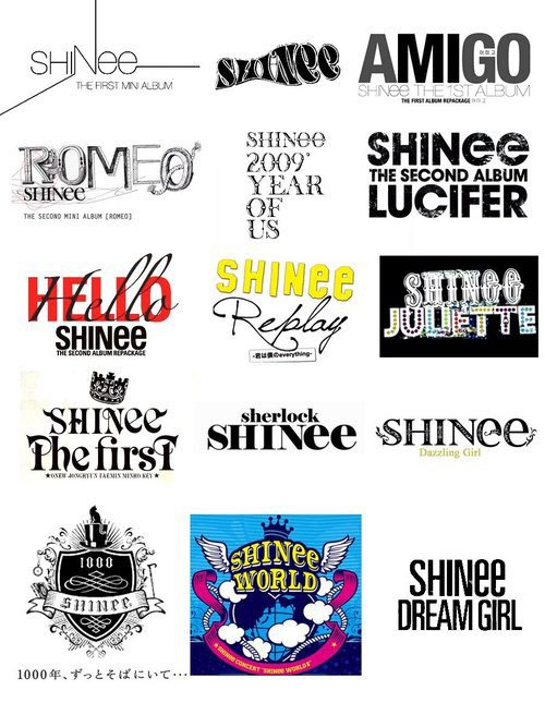 각각의 특성이 보이는 아이돌 그룹의 로고들(최신ver) | 인스티즈