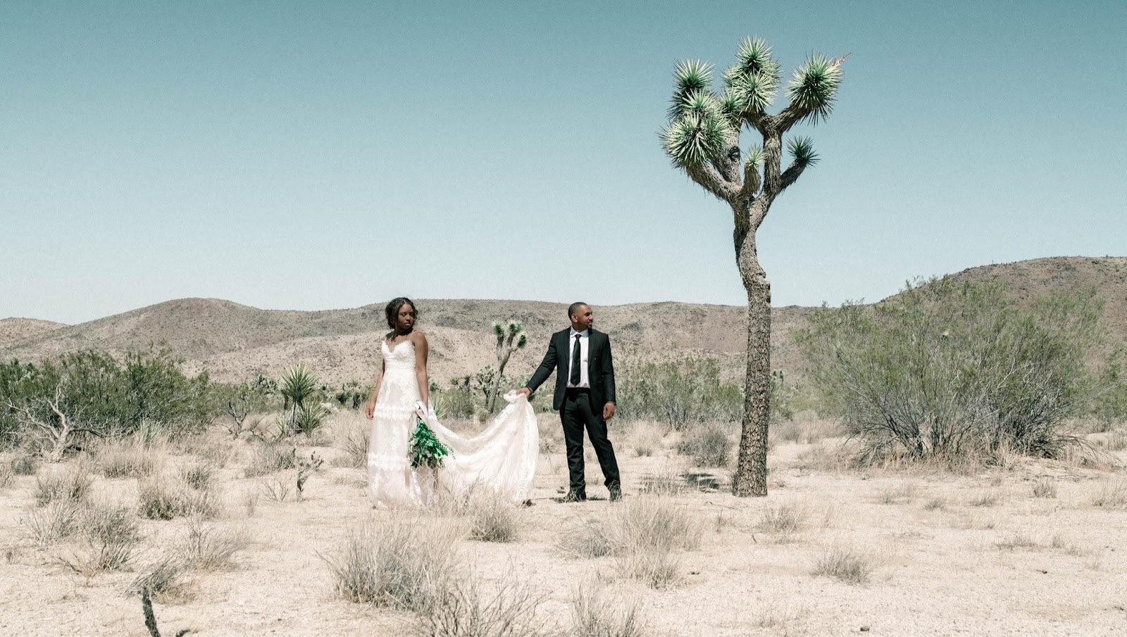 wedding at the mexican desert