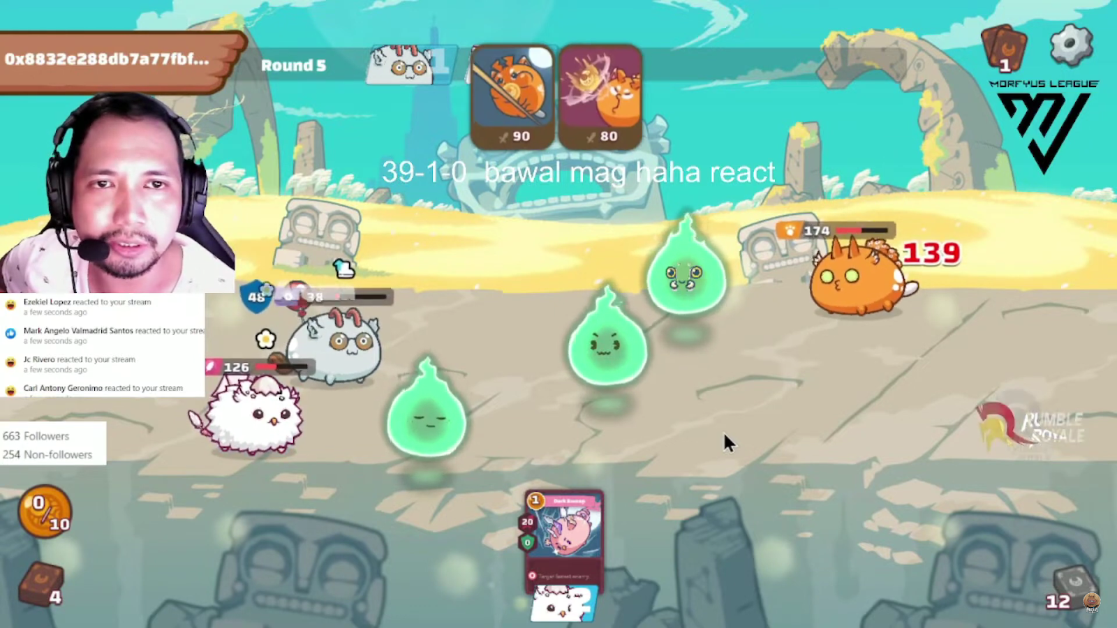 Meiji Gaming playing Axie Infinity on YouTube