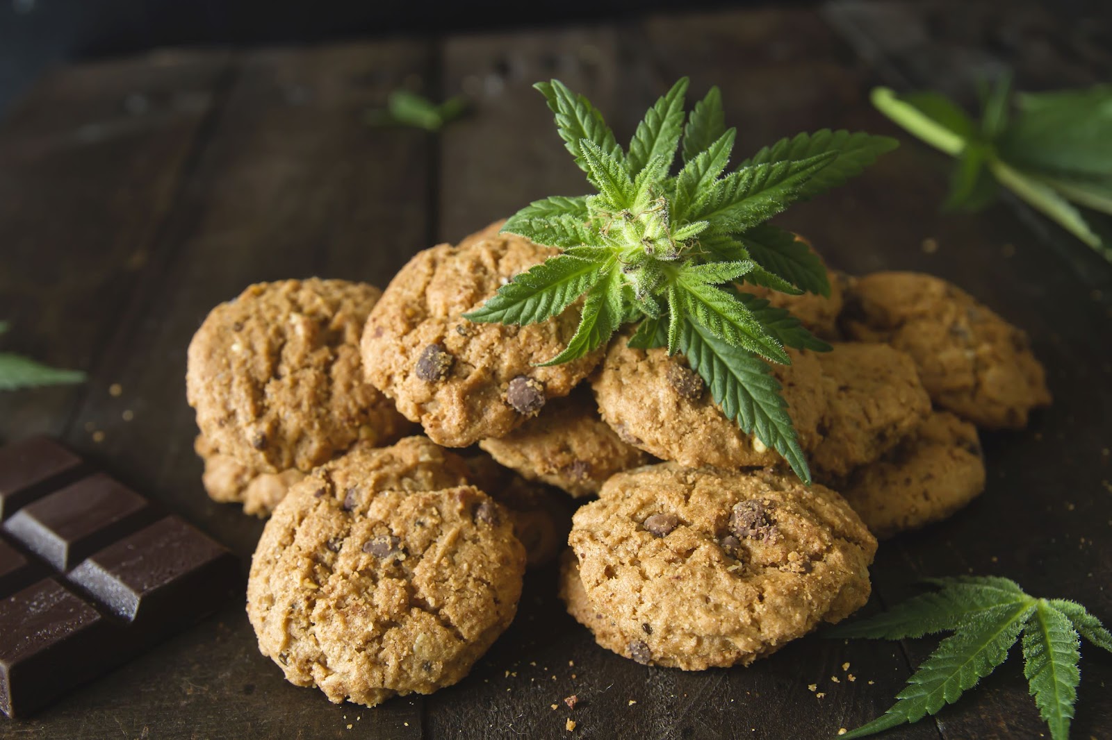 Picture of cannabis or weed edibles which could be one of the safest way to get high for those who wonder if smoking weed is healthy for you.