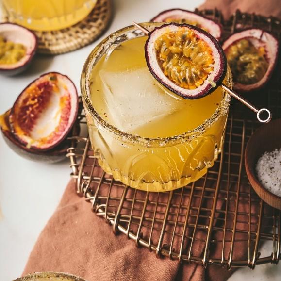 Passion Fruit Margaritas - The Gourmet Bon Vivant