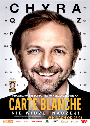 Przód ulotki filmu 'Carte Blanche'