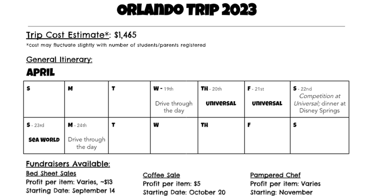 Orlando Flyer for 2023