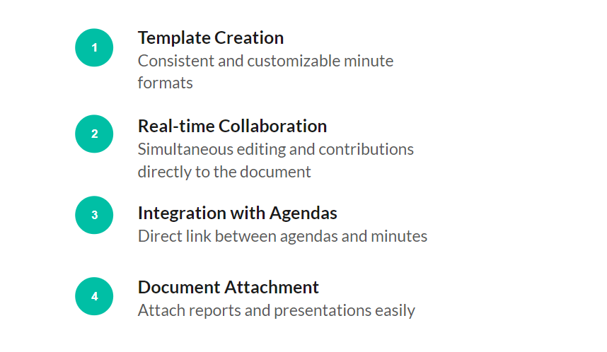 How to write effective meeting minutes with the board portal