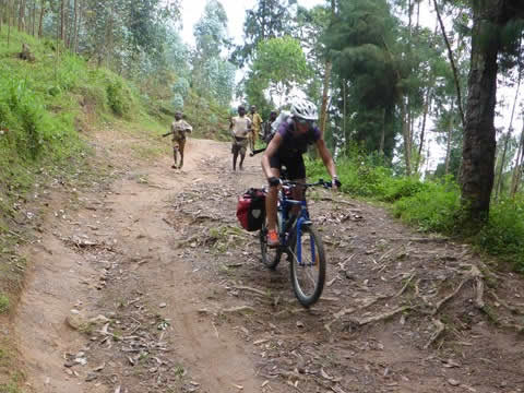 rwanda Congo Nile Trail biking