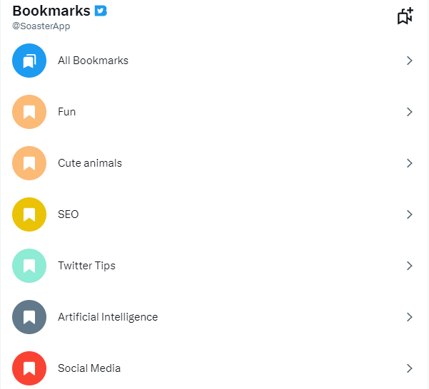 create multiple bookmark folders