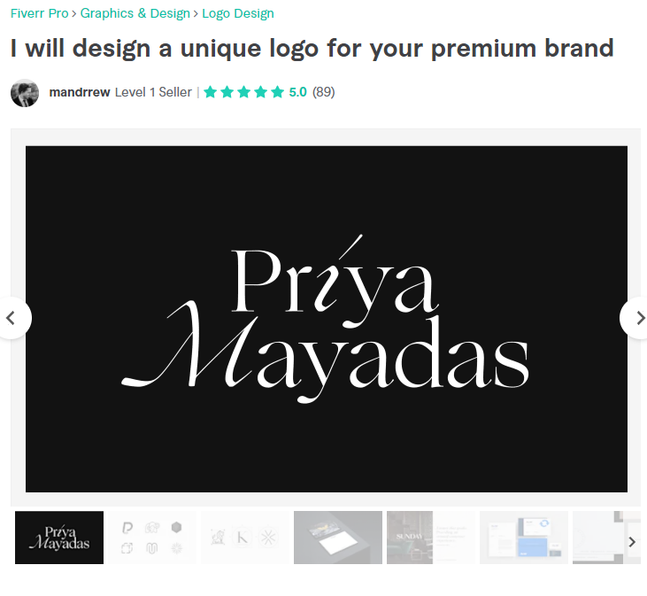 Make a branded logo for your business. Pro logo designer from Fiverr.