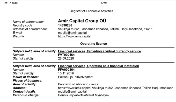 Amir Capital: отзывы вкладчиков, обзор маркетинга