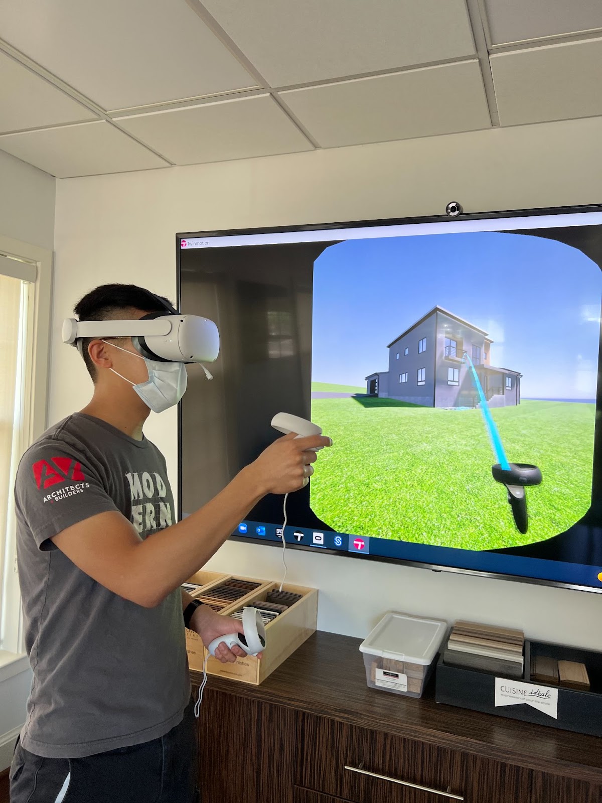 Virtual Reality and 3D Model Tools for Home Design with AV Architects and Builders Northern Virginia Premier Luxury Home Builders and Architects
