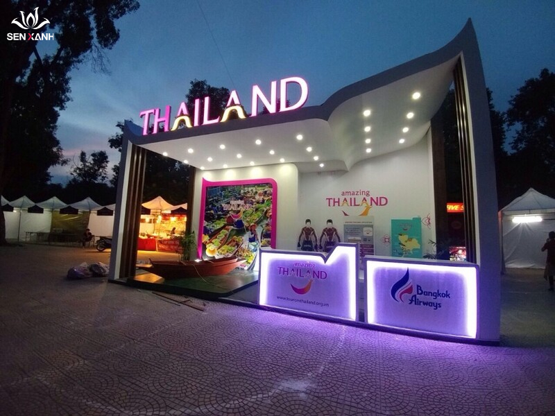 Giá thuê gian hàng phụ thuộc vào nhiều yếu tố