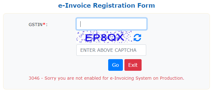 Voluntary E-invoice enablement where turnover is less than 50 cr