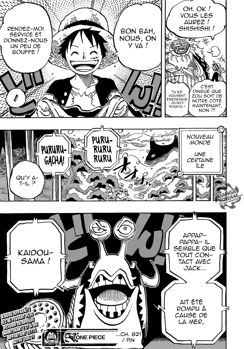 One Piece: Chapter chapitre-821 - Page 16