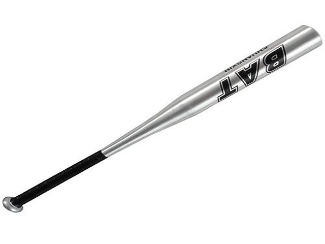 Gậy bóng chày làm bằng nhôm là Baseball Bat Aluminum.