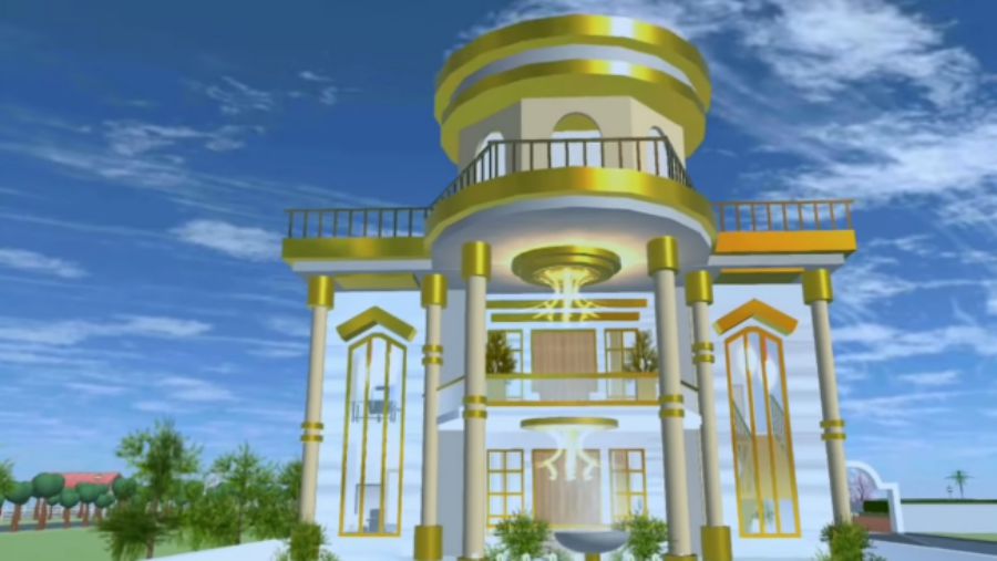 Id Sakura School Simulator Rumah Sultan 2 Lantai