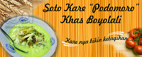 Desain Banner Soto