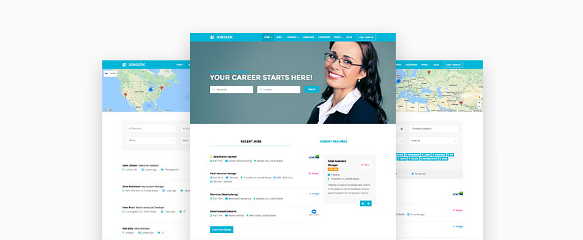 Jobseek - Tema WordPress do quadro de empregos
