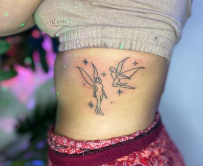 Fairy Stick And Poke Tattoo