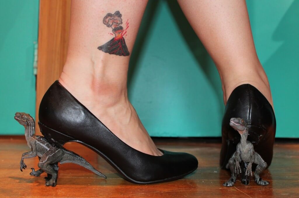 Dinosaur-themed Heels and Sandals