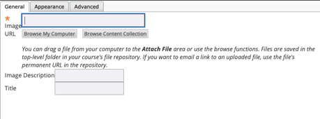 Dialog box for selecting files