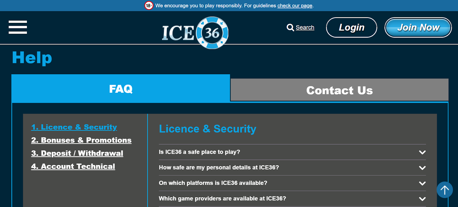 ICE36 Casino Review