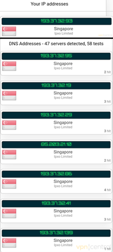 expressvpn dns leak test