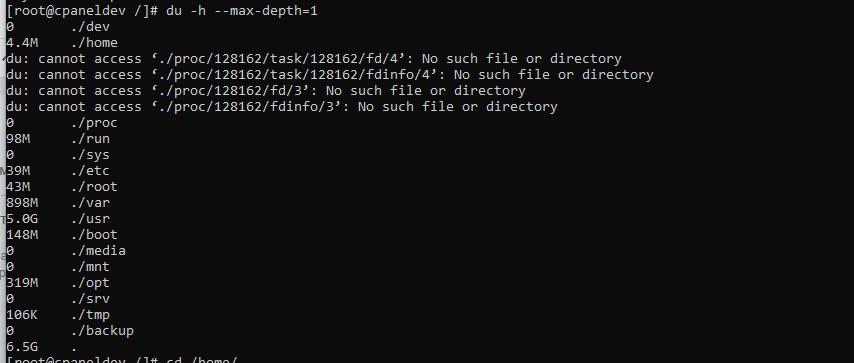 Cara Cek Disk Space Shared Hosting/VPS Melalui SSH